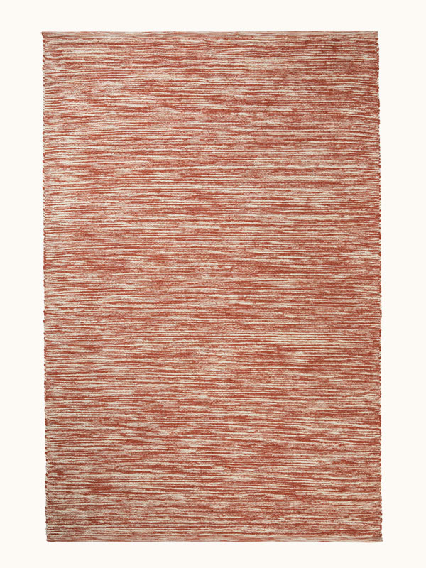 TAPIS SINES - CORAL & ECRU